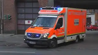 Einsatzfahrten Feuerwehr,Rettungsdienst,Entstördienst & Polizei an der FW1 in Düsseldorf/Teil1