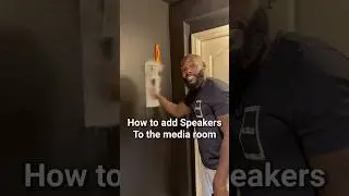 Media room speaker install #fyp #explore #howto #tiktok #shorts #reels #trending #audio #video #work