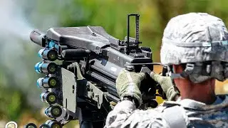 What Does a Mk 19 Grenade Shoot Like Up Close?