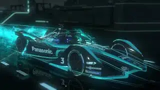 Jaguar E-Racing Car Reveal &ndash; Promotional CGI Animation | CGI Produced by Blam Pictures