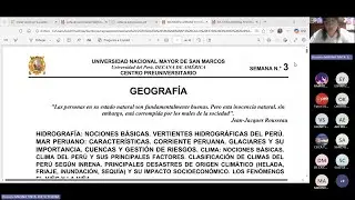 Geograf&iacute;a/C&iacute;vica - Semana 03 - Pre San Marcos Ciclo Especial de Verano 2026 (Nuevo Ciclo)