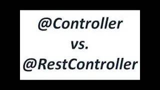 Spring Boot @RestController and @Controller