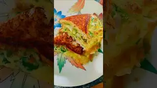 Cheesy Egg Bread Sandwich 🥪 | Quick & Tasty Breakfast Recipe #viral #viralshorts #trendingshorts