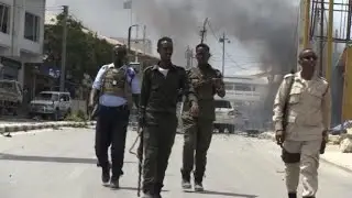 Twin blasts kill five in attack on Somalia's security ministry