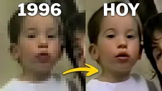 De VHS a HD | Restauraci&oacute;n de videos familiares | Video Enhace AI