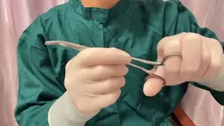 ［ASMR］👀👀🧐🤫Try using Biogel surgical gloves🧤(Biogel PI UltraTouch G)#asmr #surgicalgloves #nurse 