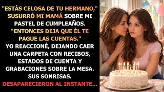 Estás celosa de tu hermano, susurró mi mamá sobre mi pastel de cumpleaños —Entonces deja que