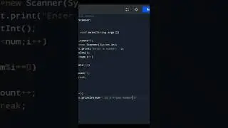 Prime Number Program in Java | Program in Java | Quick code | Coding for Beginners | #shorts