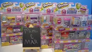 Unboxing Shopkins Season 10 Shopper Packs  Walmart Clearance Finds Part 1