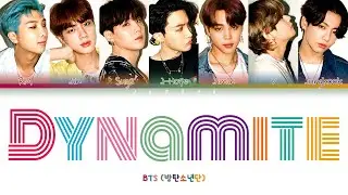 BTS (방탄소년단) - Dynamite (TEASER) [Color Coded Lyrics/가사]