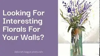 Interesting Floral Wall Art