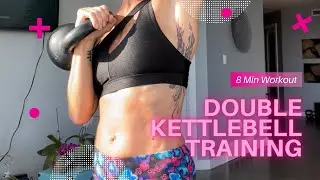 8 Minute Double Kettlebell Press Workout @kbstronger