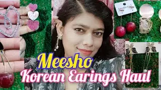 Meesho pinterest Korean Earings | meesho Korean party wear earings #meeshoearring #meeshohaul