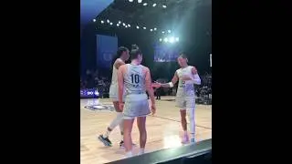 😂 Kelsey Plum dancing during 25pt 1st half | Unrivaled women's basketball #shorts #short #basketball