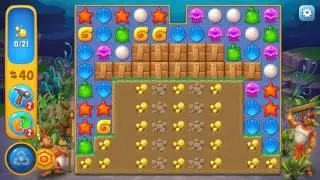 Fishdom level 62 Gameplay (iOS Android)