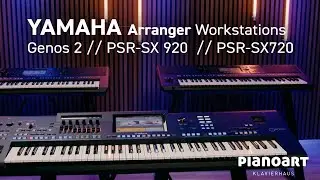 Yamaha PSR SX720, SX920 und GENOS Arranger Workstations