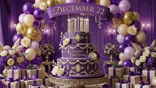  22 December HAPPY Birthday SONG 🎂  Today Birthday Wishes &ndash; 22 December 🎉