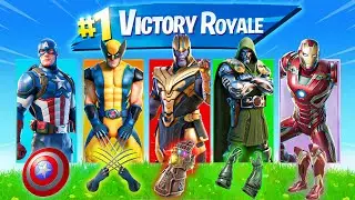 I Completed EVERY Marvel Challenge in Fortnite!
