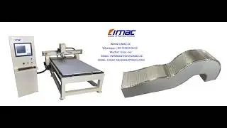 LIMAC 4-axis CNC machine for fabrication of pre-insulated duct PID duct PIR duct phenolic foam duct