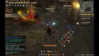 Black Desert bermont 사냥터 방해영상 GM 제제없음.
