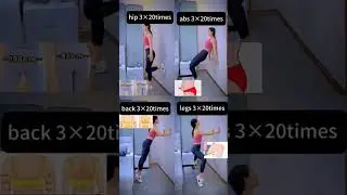 Whole Body Wall Supported Exercise To Get Slim #short #reducebellyfat #bellyfatloss #yoga #gym #yt