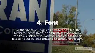 5 Tips to Better Political Campaign Yard Signs - A.G.E.  Graphics