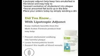 LIPOTROPIC ADJUNCT - ENJOY MULTIPLE BENEFITS