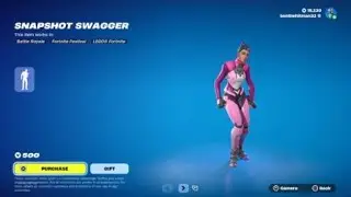 Fortnite Snapshot Swagger Emote