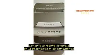 Rese&ntilde;a del Leitz IQ Destructora de Papel Autom&aacute;tica para Oficina Peque&ntilde;a, Seguridad P4, 50 Hojas, Co