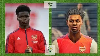 Bukayo Saka 🏴󠁧󠁢󠁥󠁮󠁧󠁿 / FACE / PES2013 (internal editor)