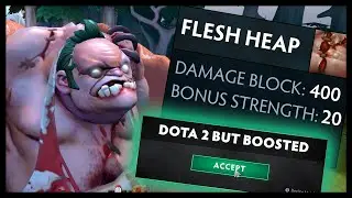 Dota 2 But Flesh Heap Blocks 400 Damage and Gives 500 Strength