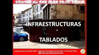 San Juan 2025. Coria. Pl Toros-Pl Catedral-Seminario-PtaSol_Infraestr02. Video preliminar