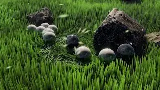 Realtime Grass Physics in Unity HDRP