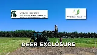 GLBRC Deer Exclosure Construction