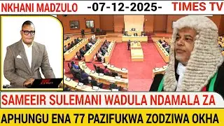 SPEAKER WANYUMBA YAMALAMULO WAOPSEZA KUTI ADULA NDALAMA ZA APHUNGU 77 CHIFUKWA CHOPHWANYA LAMULO