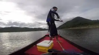 Small boat Fishing, fishing with gopro