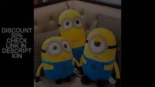 Cute Minions Movie Characters Yellow Plush Toys Bob Stuart In Jeans Soft Dolls Toys & Hobbies Chris