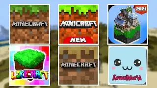 Minecraft PE vs Minicraft 3D vs Mastercraft PRO vs Lokicraft vs Minecraft PE Trial vs Kawaiiworld