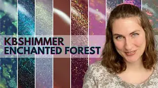 KBShimmer Enchanted Forest Collection Live Swatches (at Harlow & Co.) | Streets Ahead Style