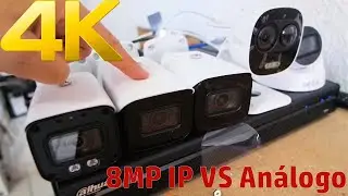 Diferencia de Calidad cámaras 4k IP vs 8mp 4k análogo