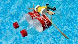 How to Make Amazing Boat at Home using Coca Cola Bottles and DC Motor