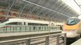 German train makes first channel rail crossing
