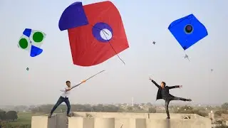 Big 20 Feet Gudda Kite Vs Door Manja
