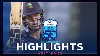 Tevin Imlach Scores 69* | Leeward Islands Hurricanes v Guyana Harpy Eagles | CG United Super50 2024