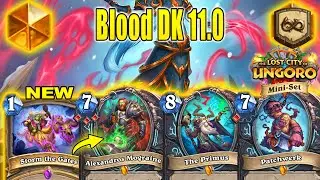 Triple Blood Leech DK Deck 11.0 With 80HP is GOOD At The Lost City of Un'Goro Mini-Set | Hearthstone