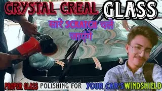 How To Remove Windshield Scratches fromCar glass / Cerium Oxide Glass Polishing /Remove Paint