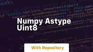 numpy astype uint8