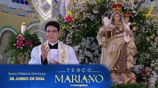 Sexta-Feira: Mistérios Dolorosos | Terço Mariano com @PadreManzottiOficial | 28/06/24