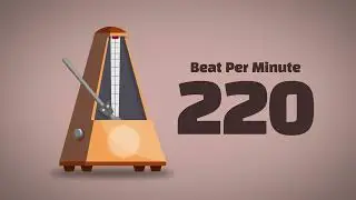 220 BPM Metronome [1Hour]