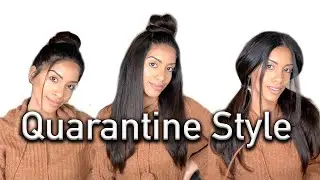 Cute Quarantine Hairstyles! (Work from home in style 😎) - HAIR TUTORIAL | ARIBA PERVAIZ